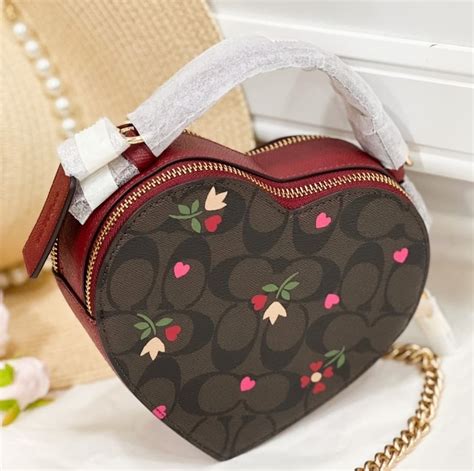 luxury heart bags for women